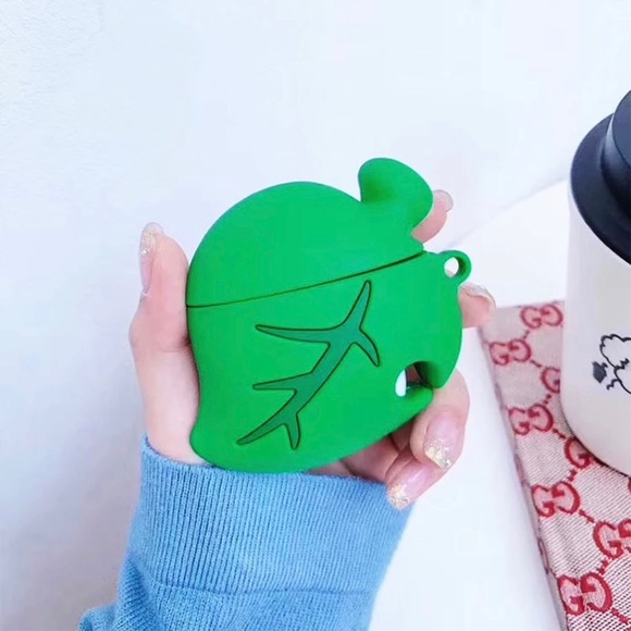 Animal Crossing Tom Nook Leaf Case AIRPODS 1 2 3D - Picture 5 of 6